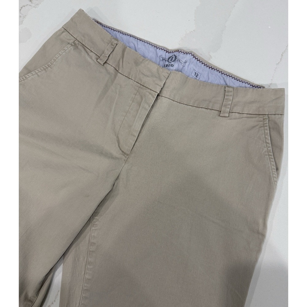 Izod Chino Pants Womens‎ 12 Khaki Straight Leg Preppy Workwear Casual